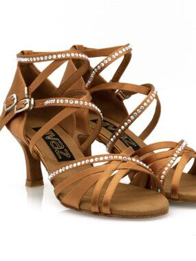 Latin Salsa Dance Shoes ballroom Sparkling